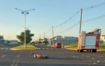 Imagem da notícia Vítima de acidente com bicicleta elétrica não resiste e morre em São Gabriel do Oeste